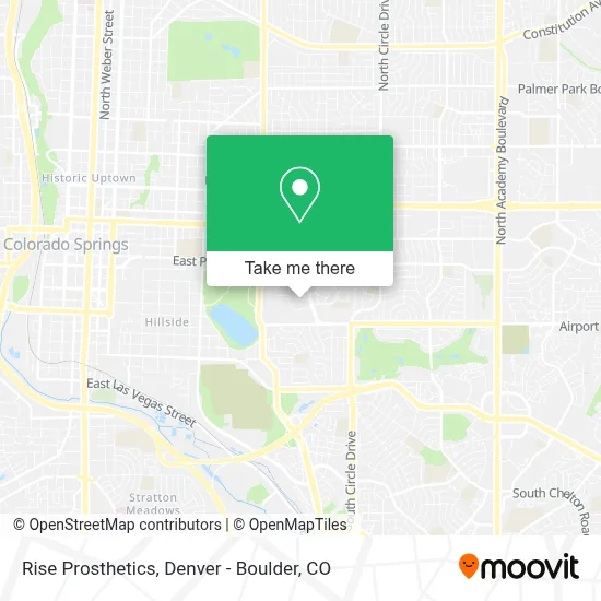 Rise Prosthetics map