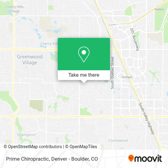 Prime Chiropractic map