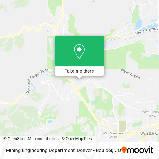 Mining Engineering Department map