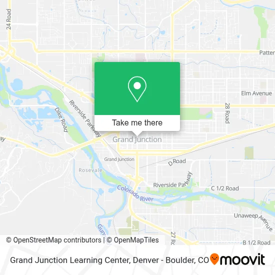 Grand Junction Learning Center map