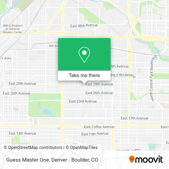 Guess Master One map