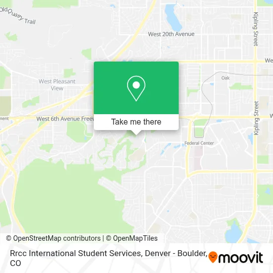 Rrcc International Student Services map