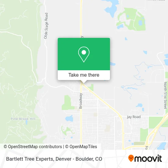 Bartlett Tree Experts map