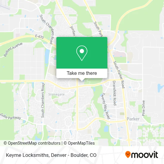 Keyme Locksmiths map