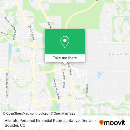 Allstate Personal Financial Representative map