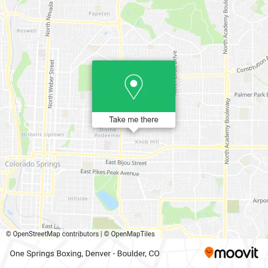 One Springs Boxing map