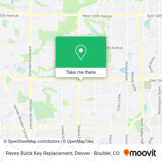 Reyes Buick Key Replacement map