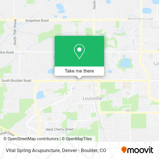 Vital Spring Acupuncture map