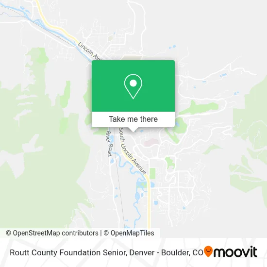Routt County Foundation Senior map