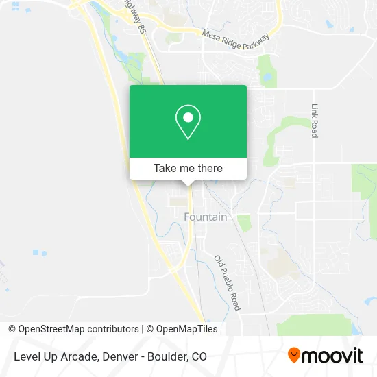 Level Up Arcade map