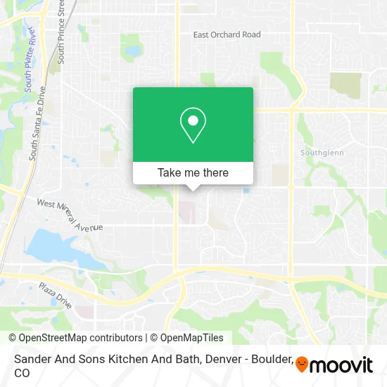 Sander And Sons Kitchen And Bath map