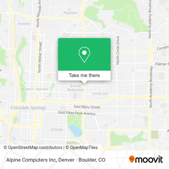 Alpine Computers Inc map