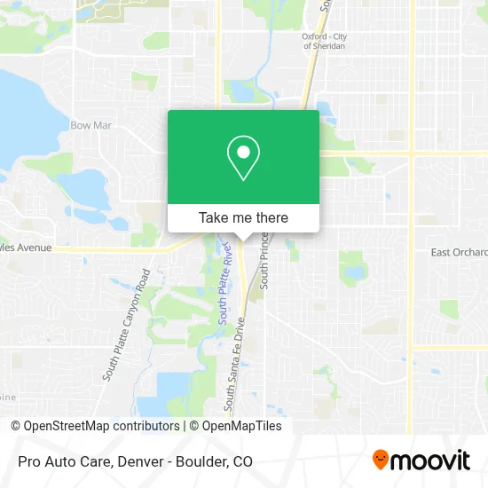 Pro Auto Care map