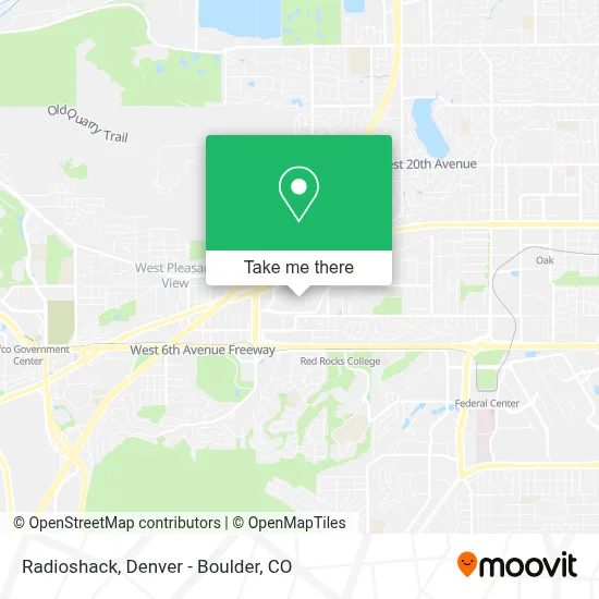 Radioshack map