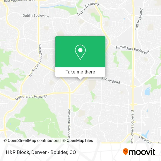 H&R Block map