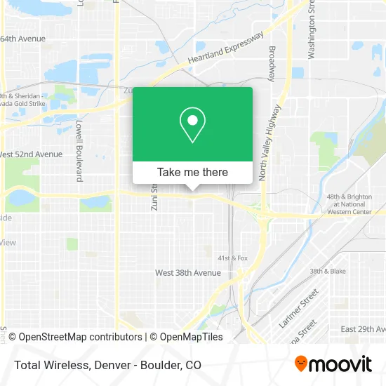 Total Wireless map