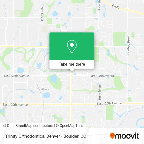 Trinity Orthodontics map