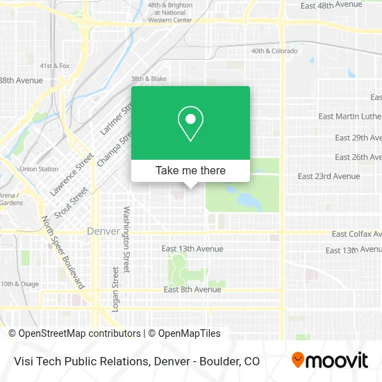 Visi Tech Public Relations map