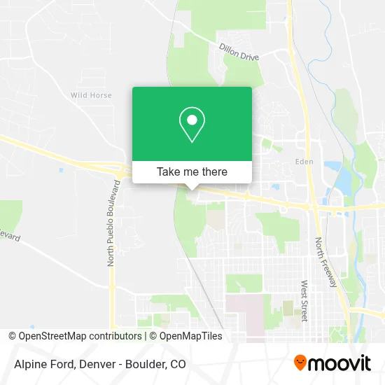 Alpine Ford map