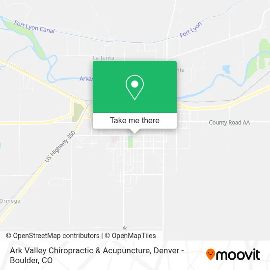 Ark Valley Chiropractic & Acupuncture map