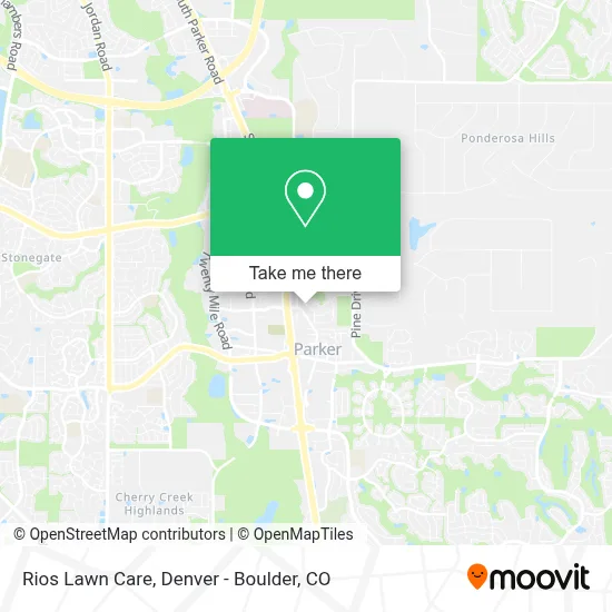 Rios Lawn Care map