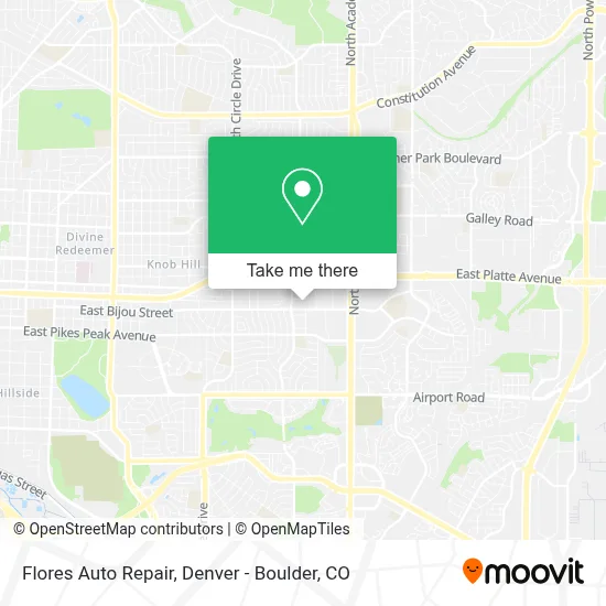 Flores Auto Repair map