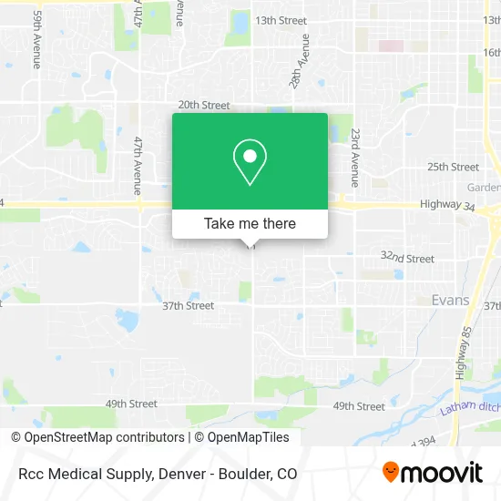 Rcc Medical Supply map