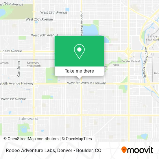 Rodeo Adventure Labs map