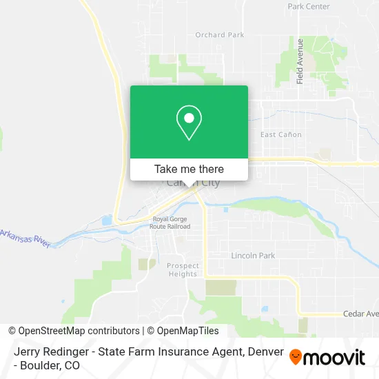 Jerry Redinger - State Farm Insurance Agent map
