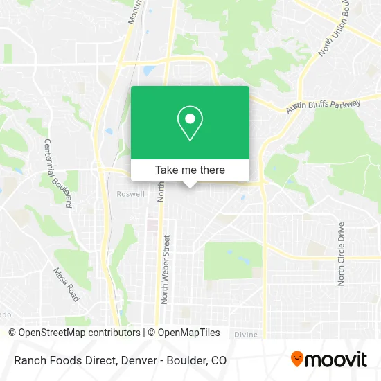 Ranch Foods Direct map