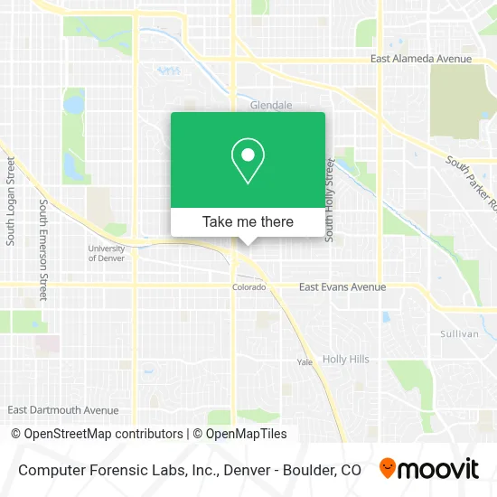 Computer Forensic Labs, Inc. map