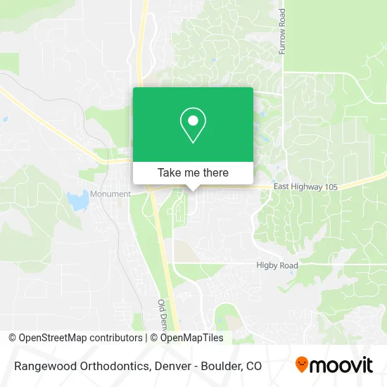 Rangewood Orthodontics map