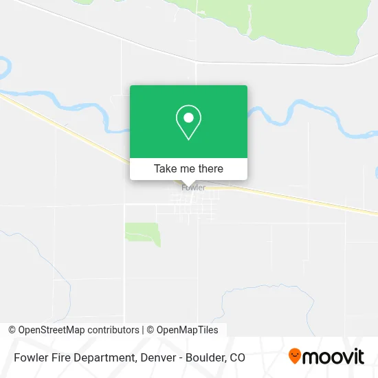 Fowler Fire Department map