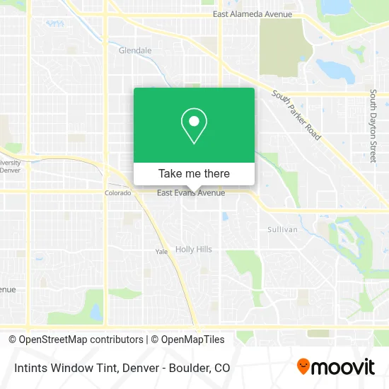 Intints Window Tint map