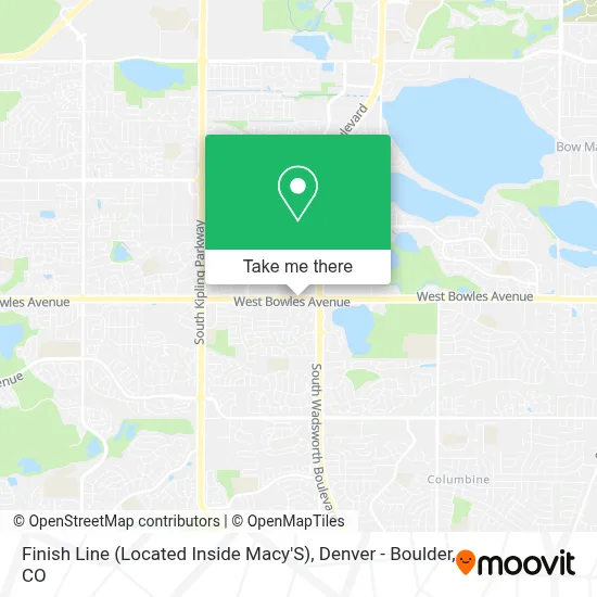 Finish Line (Located Inside Macy'S) map