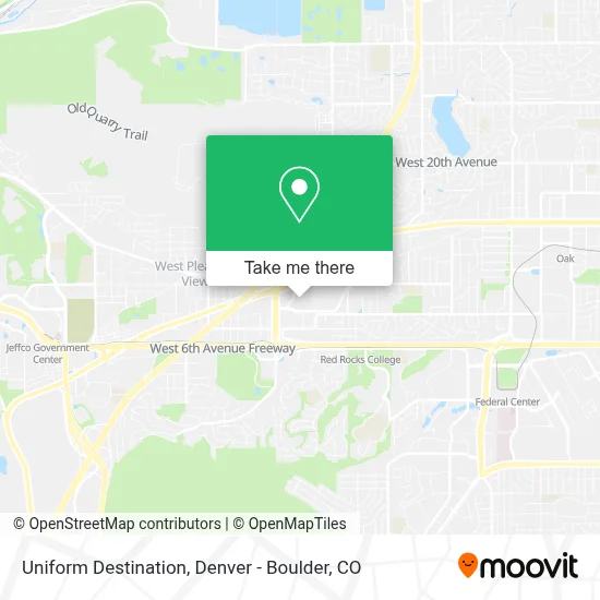 Uniform Destination map
