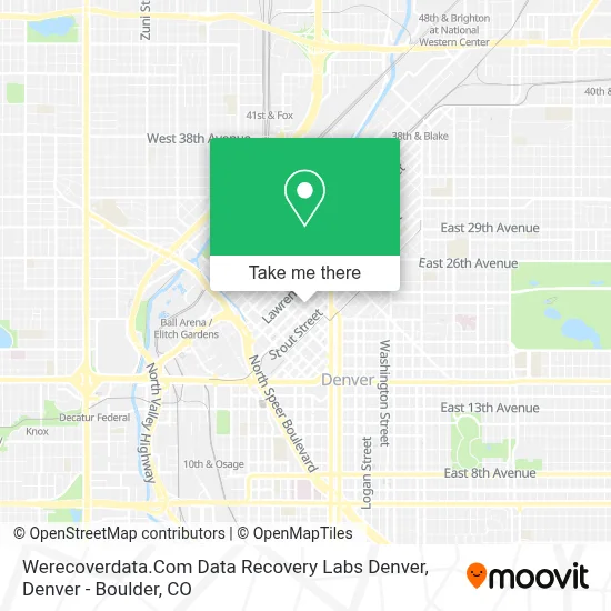 Werecoverdata.Com Data Recovery Labs Denver map