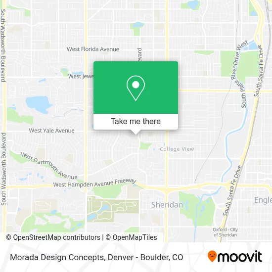 Morada Design Concepts map