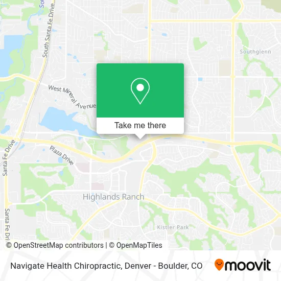 Navigate Health Chiropractic map