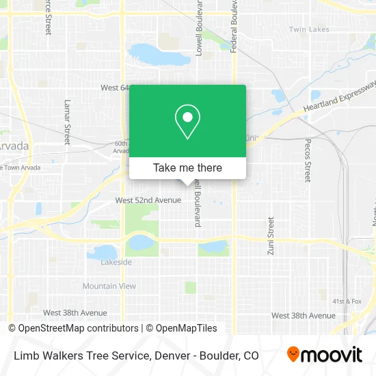 Limb Walkers Tree Service map