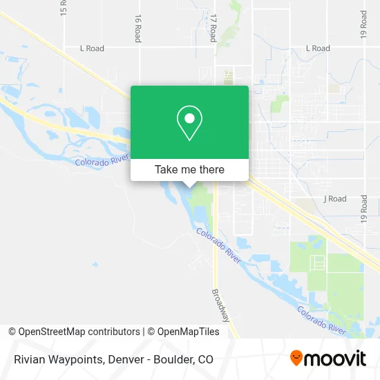 Rivian Waypoints map