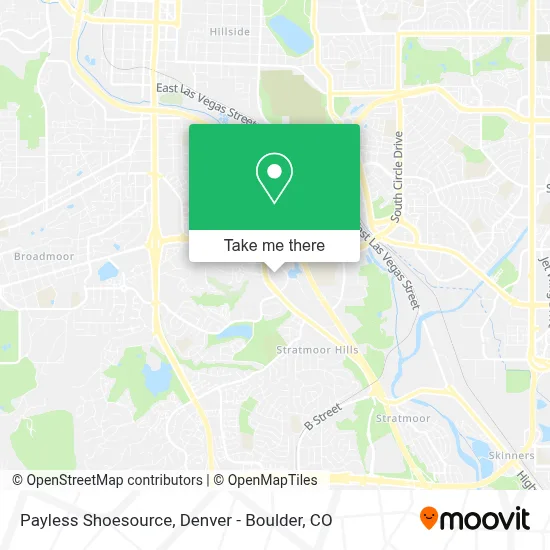 Payless Shoesource map