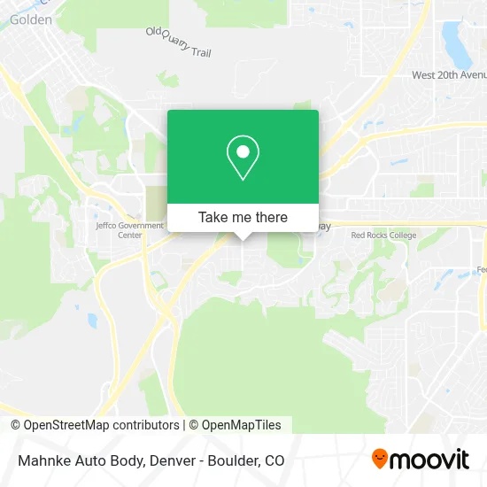 Mahnke Auto Body map