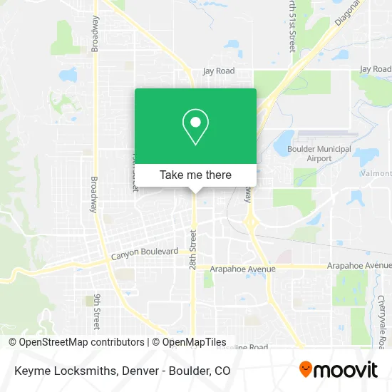Keyme Locksmiths map