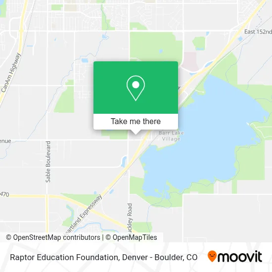 Raptor Education Foundation map