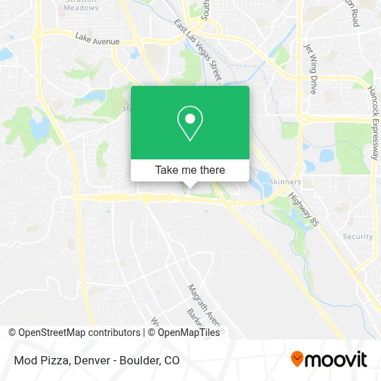 Mod Pizza map