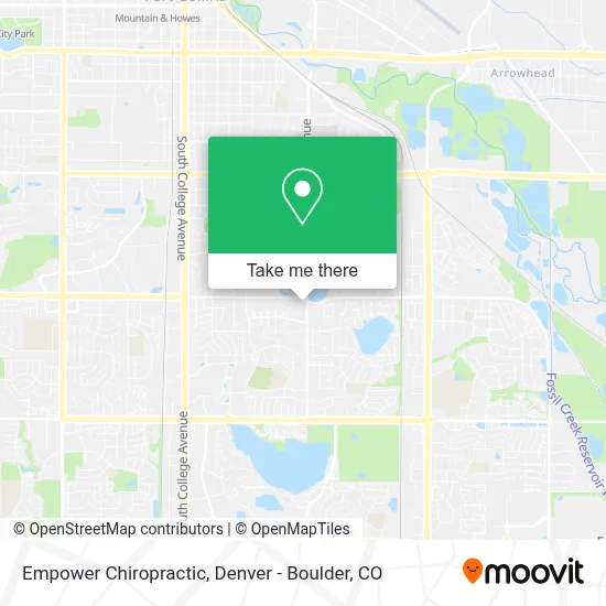Empower Chiropractic map
