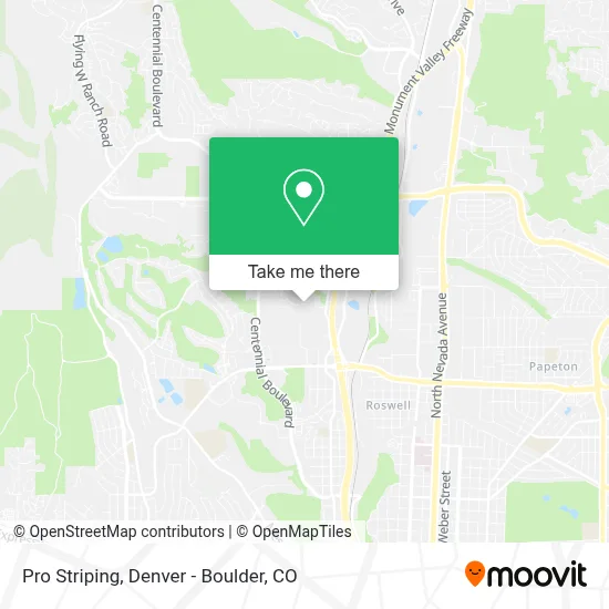 Pro Striping map