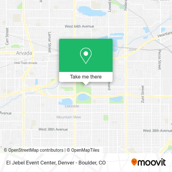El Jebel Event Center map