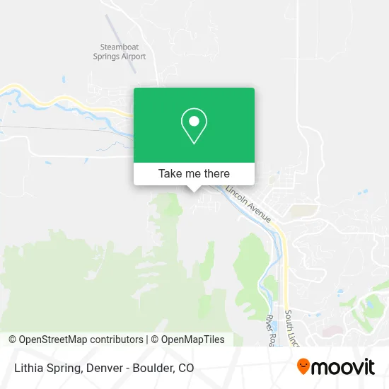 Lithia Spring map
